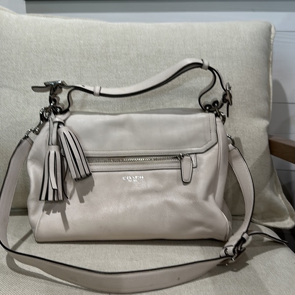 Cream Coach purse - Picture 2 of 4